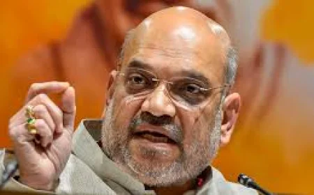 Amit Shah hoists the Tricolour at his residence in New Delhi as part of the ‘Har Ghar Tiranga’ campaign