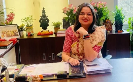 Manisha Patankar Mhaiskar, 1992-Batch IAS Officer, Appointed Additional Chief Secretary (Home), Maharashtra
