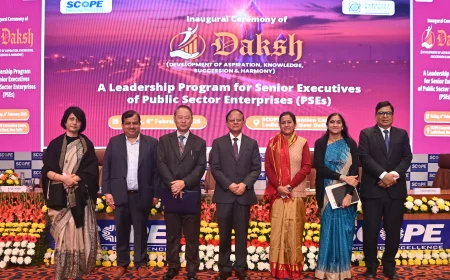 Principal Secretary to the Hon'ble PM inaugurates 2nd Batch of DAKSH, a SCOPE-CBC commitment for leadership excellence