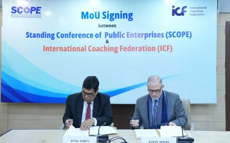 SCOPE and International Coaching Federation Sign MoU on Leadership Coaching for Public Sector
