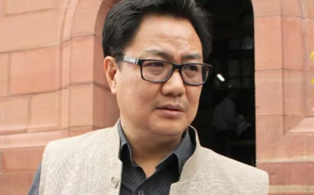 Kiren Rijiju launches NIGRANI App, Haj Wrist band and AI Chatbots of Ministry during formal inauguration of Chintan Shivir yesterday
