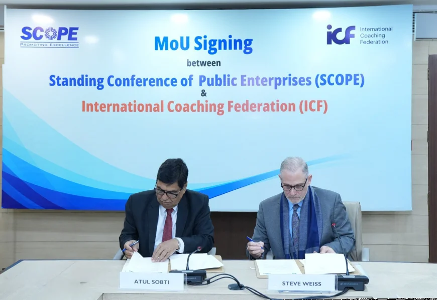 SCOPE and International Coaching Federation Sign MoU on Leadership Coaching for Public Sector