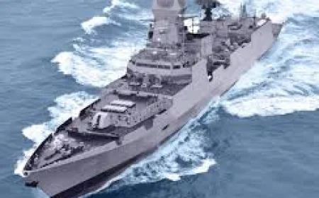 Indian Navy Commissions Stealth Frigate INS Taragiri in Visakhapatnam