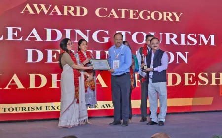 Madhya Pradesh Honoured as Leading Tourism Destination at GITB 2026