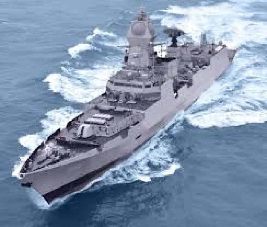 Indian Navy Commissions Stealth Frigate INS Taragiri in Visakhapatnam
