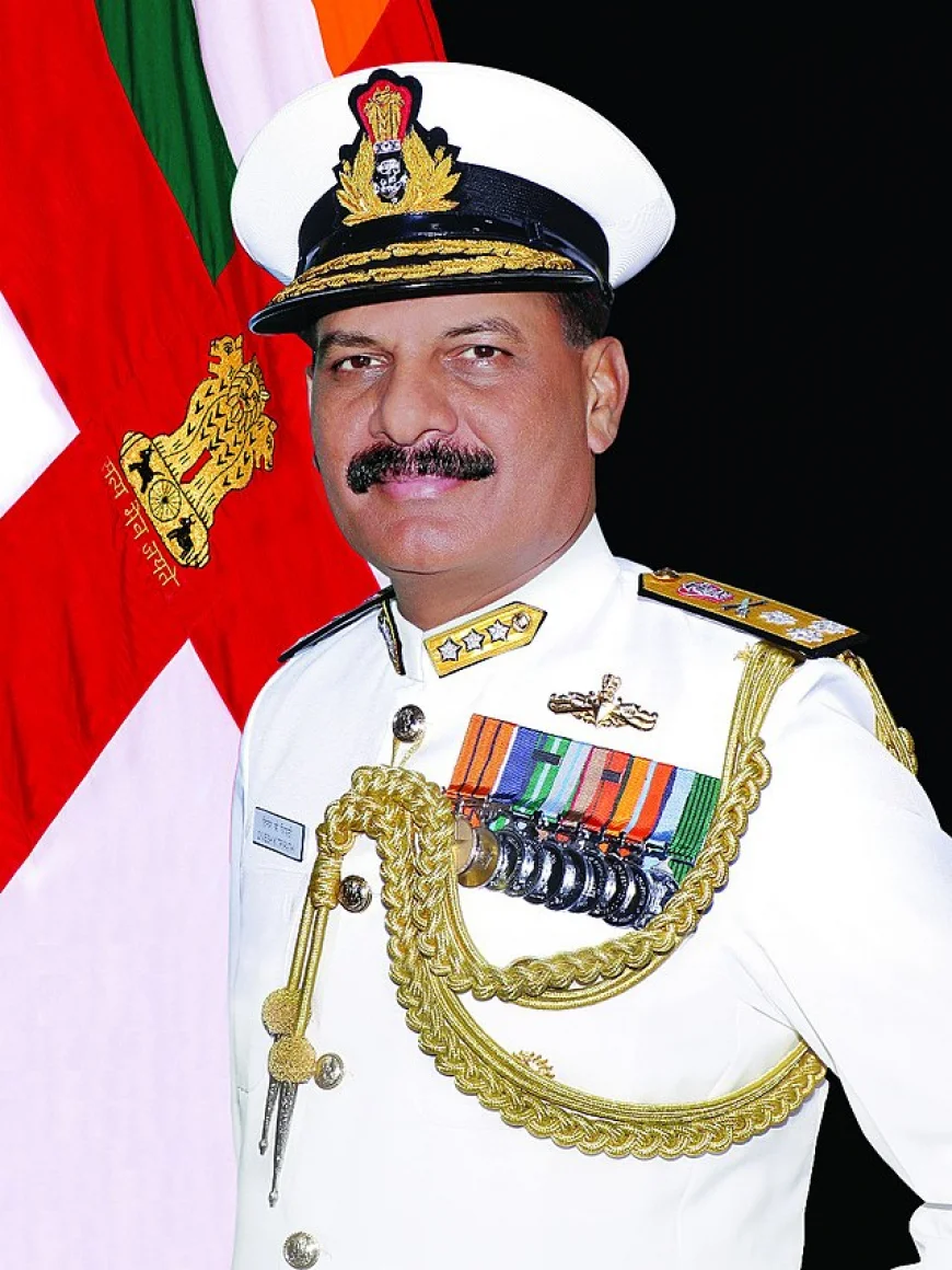 Navy Chief Admiral DK Tripathi Emerges as Frontrunner for Chief of Defence Staff