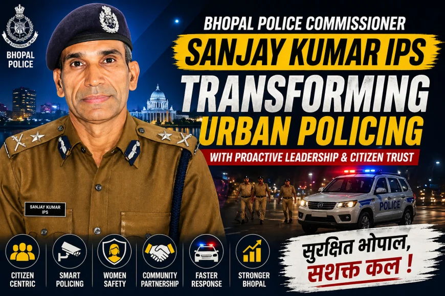 Bhopal Police Commissioner Sanjay Kumar IPS: Transforming Urban Policing with Proactive Leadership and Citizen Trust