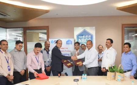 NBCC Signs MoU with State Bank of India for Comprehensive Corporate Salary Package