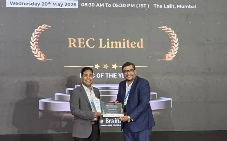 REC Receives “NBFC of the Year” Award at Bharat NBFC & FinTech Summit & Awards 2026