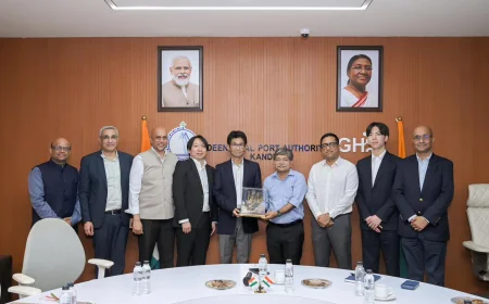 Strategic Maritime Alliance: DPA Kandla Hosts Japanese Delegation to Fuel Port-Led Infrastructure and Innovation