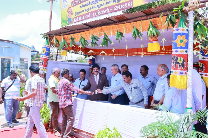 NLC INDIA LIMITED LAUNCHES ANNUAL “BUTTERMILK DISTRIBUTION” INITIATIVE TO PROVIDE SUMMER RELIEF TO  NEYVELI RESIDENTS