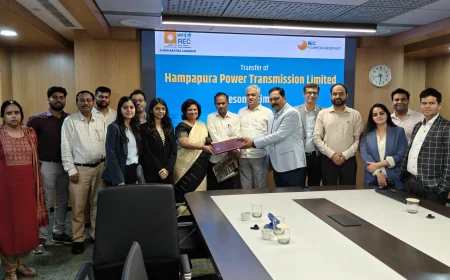 RECPDCL Hands Over Hampapura Power Transmission Limited, a SPV of Intra State Transmission Project of Karnataka, to M/s Resonia Limited