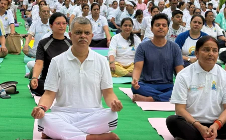 HUDCO Celebrates 12th International Yoga Day with Enthusiastic Participation Across India