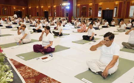 SCOPE and ITDC jointly organize Yoga Celebration