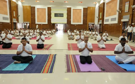 JNPA Observes International Day of Yoga 2026 with theme "Yoga for Healthy Ageing"