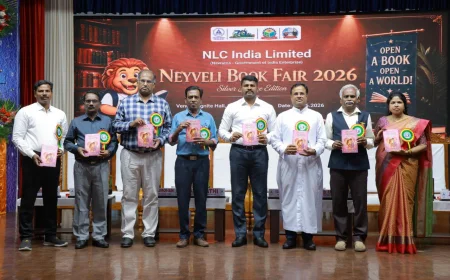 NEYVELI BOOK FAIR ENTERS 5TH DAY: EMINENT WRITERS, PUBLISHERS HONOURED AND NEW TITLES RELEASED