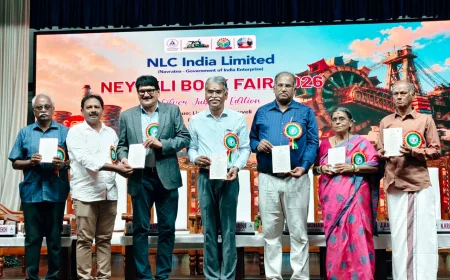 Eminent Litterateurs, New Book Launches, and Spectacular Musical Evening Mark Day 8 of Neyveli Book Fair 2026