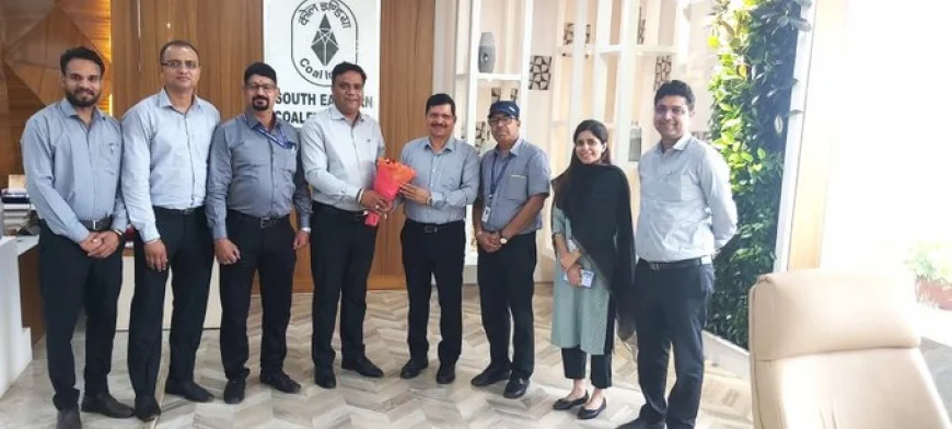 Newly Elected CMOAI SECL Branch Office-Bearers Call on CMD Harish Duhan