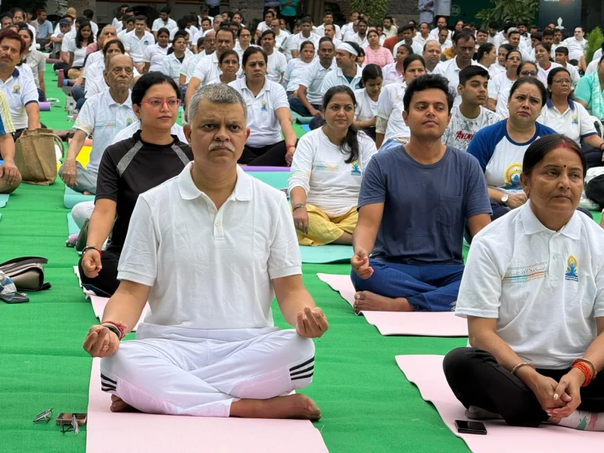 HUDCO Celebrates 12th International Yoga Day with Enthusiastic Participation Across India