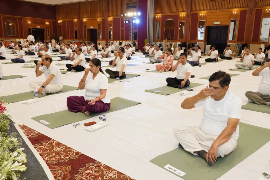 SCOPE and ITDC jointly organize Yoga Celebration