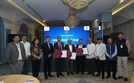 REC and PFC Sign ₹26,850 Crore Common Loan Agreement with MUNPL for 2,400 MW Meja Thermal Power Project Stage-II