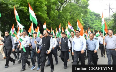 Western Coalfields Limited Holds Tiranga Rally at Nagpur Headquarters Ahead of Independence Day