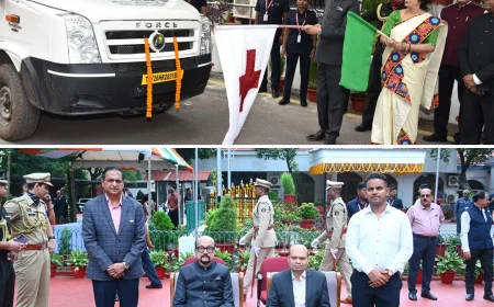 Building a Healthier Viksit Bharat: Chhattisgarh Governor flags off Six REC-supported Mobile Medical Units (MMUs) worth ₹7.21 Crore