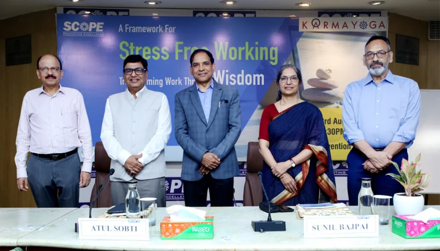 SCOPE Hosts program on 'A Framework for Stress-Free Working'