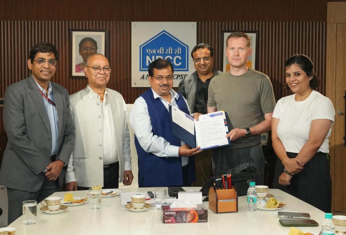 NBCC Hands Over Allotment Letter and Agreement to Sale to Russia's SBER India at Bharat Business Park