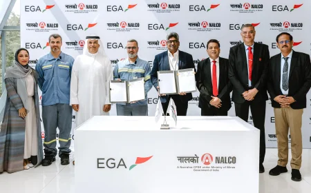 NALCO Signs Technology Partnership Agreement with Emirates Global Aluminium